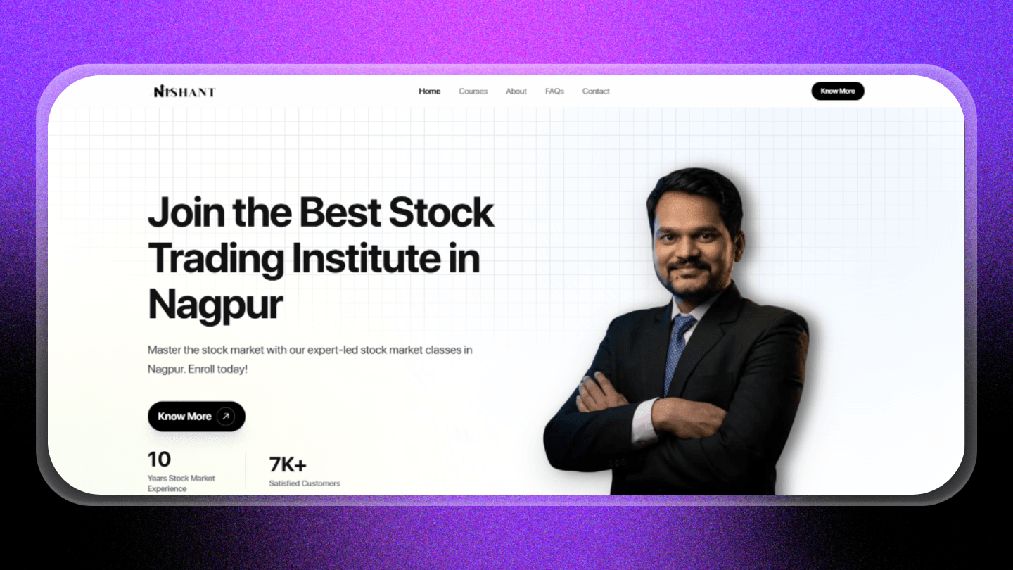 Trading Institute Website